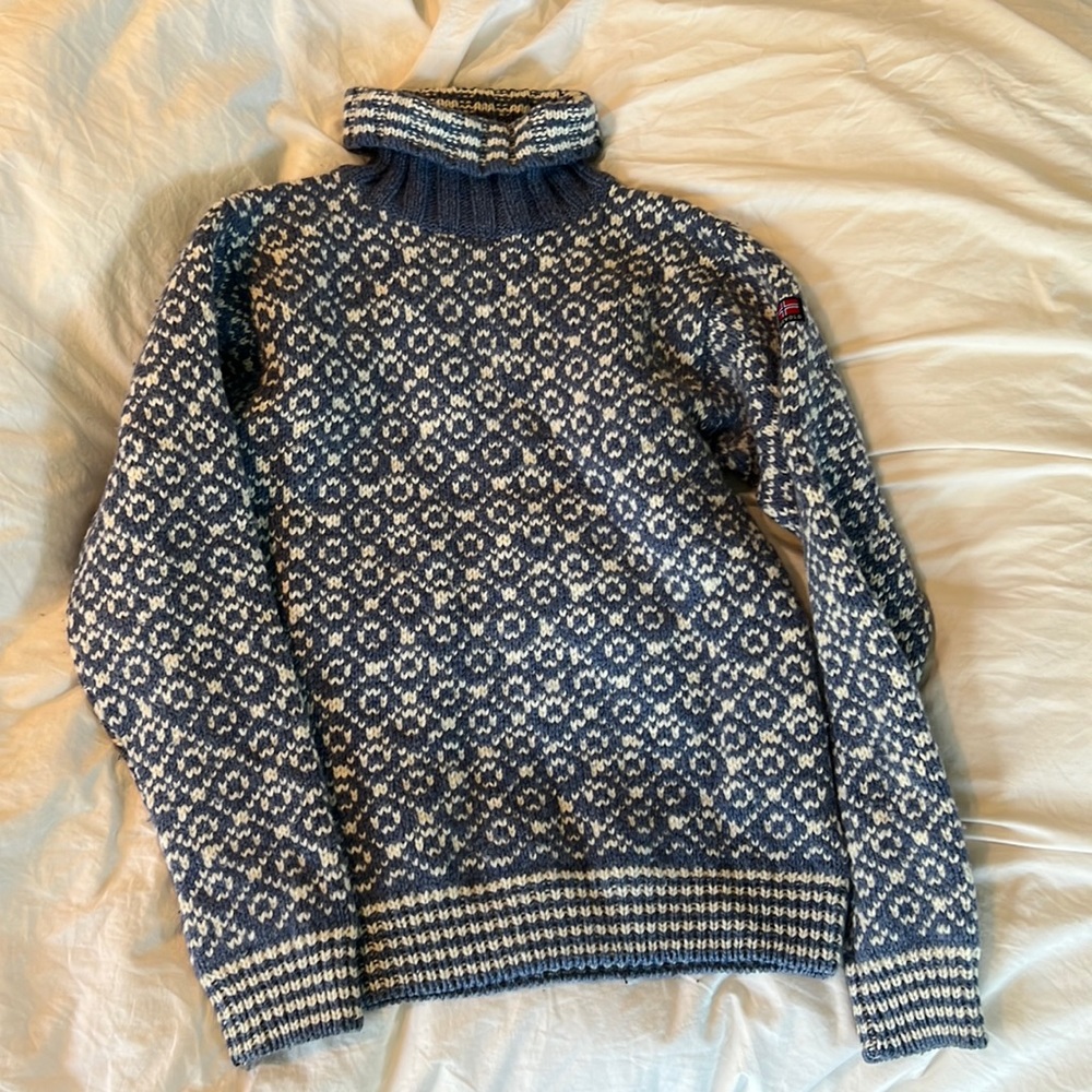 Devold of Norway Men's turtleneck wool sweater